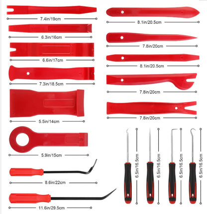 158-piece car trim removal tool set – door clip &amp; interior disassembly tools