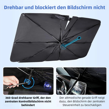 Car sun visor windshield 135x79 cm – Foldable with UV protection