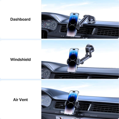 Handyhalterung Auto mit Saugnapf – 360° Halter fürs Armaturenbrett & Scheibe