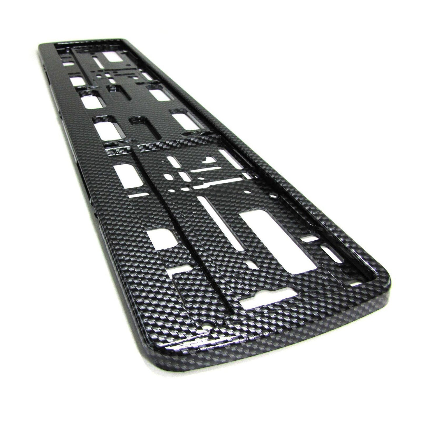2x Premium Kennzeichenhalter Carbon Optik – robuste Nummernschild Halterung