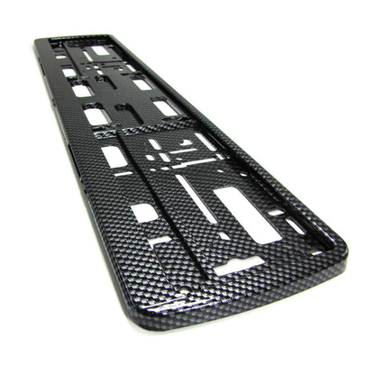 2x Premium Kennzeichenhalter Carbon Optik – robuste Nummernschild Halterung