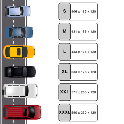 Autogarage Wasserdicht – Vollgarage Outdoor Abdeckplane mit UV-Schutz & Tasche