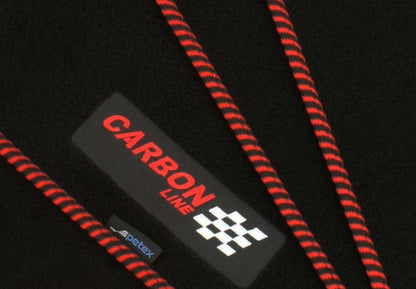 PETEX Autoteppich „Carbon“ – Universal Fußmatten Set, 4-teilig, in 9 Farben
