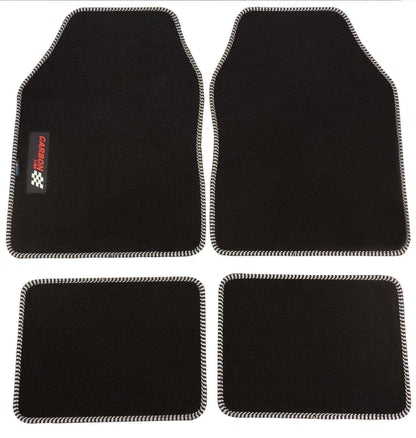 PETEX Autoteppich „Carbon“ – Universal Fußmatten Set, 4-teilig, in 9 Farben