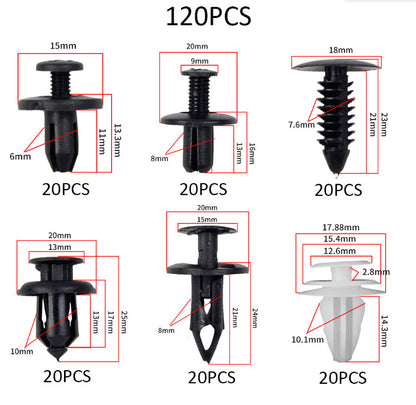 158-piece car trim removal tool set – door clip &amp; interior disassembly tools