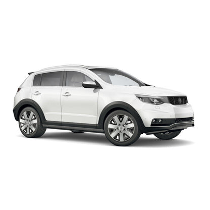 GOODYEAR wheel cover Flexo 16" silver-black – 4x car hubcaps set