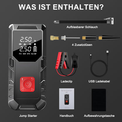 Starthilfegerät 99800mAh 12V mit kompressor
