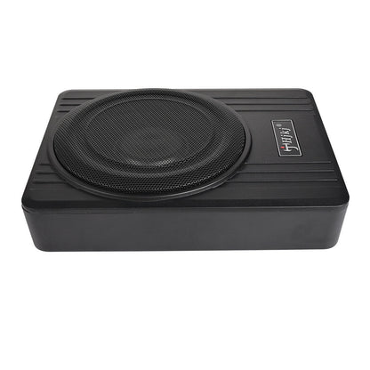 10" Untersitz Aktiv-Subwoofer + Kabelset – 600W Max / 125W RMS Auto Bassbox