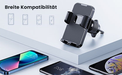 Universal Handyhalterung fürs Auto – Silikon, verstellbar, für alle Smartphones