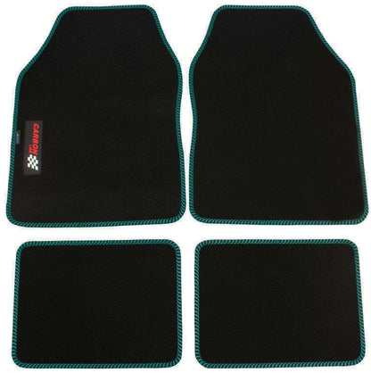 PETEX Autoteppich „Carbon“ – Universal Fußmatten Set, 4-teilig, in 9 Farben