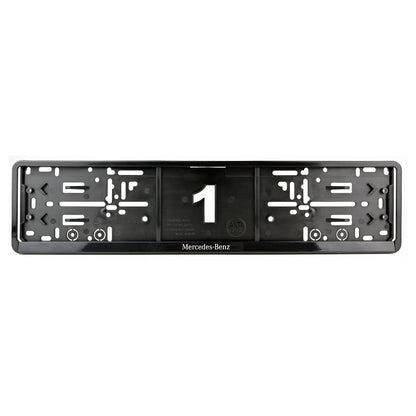 2 x Mercedes-Benz Kennzeichenhalter - Sportliches Design
