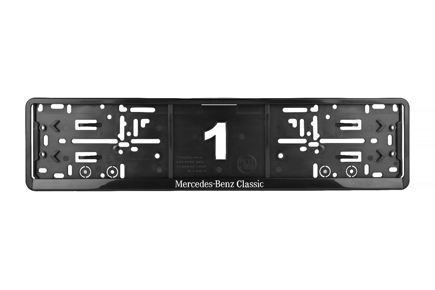 2 x Mercedes-Benz Classic Kennzeichenhalter - Elegantes Design