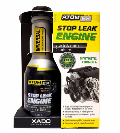 XADO Oil Leak Stop Additive – Engine Leak Protection &amp; Sealing | 250 ml