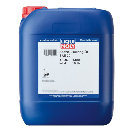 LIQUI MOLY 1400 Spezial Bulldog-Öl SAE 30 klassisch 2-Takt 10L