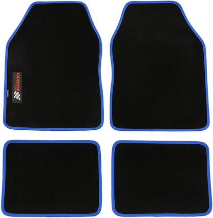 PETEX Autoteppich „Carbon“ – Universal Fußmatten Set, 4-teilig, in 9 Farben