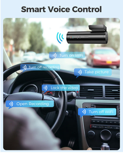 AZDOME M300S Dashcam 4K – Auto Kamera vorne & hinten mit App & WLAN