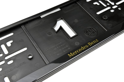 2x Mercedes-Benz Kennzeichenhalter – Sportliches Design, Kostenloser Versand