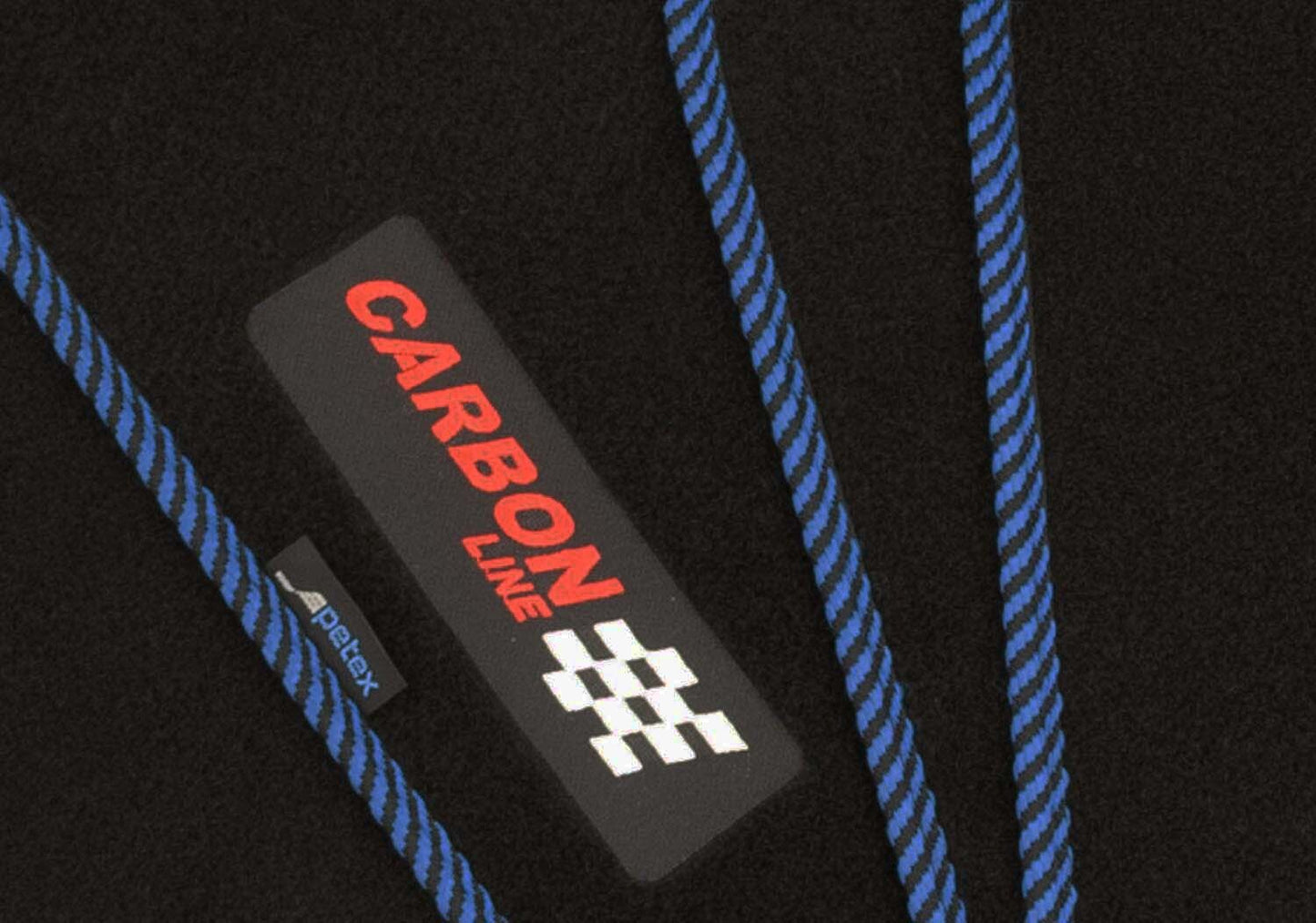 PETEX Autoteppich „Carbon“ – Universal Fußmatten Set, 4-teilig, in 9 Farben