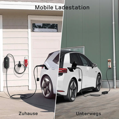 EV charger &amp; charging cable 7m – 11/22kW, 16/32A, CEE, Type 2 Mobile Wallbox