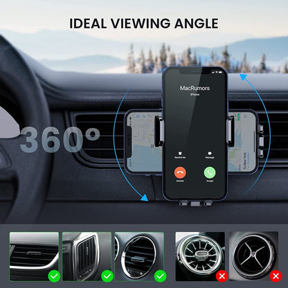Universal Handyhalterung fürs Auto – Silikon, verstellbar, für alle Smartphones