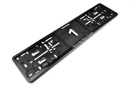 2 x Mercedes-Benz Classic Kennzeichenhalter - Elegantes Design
