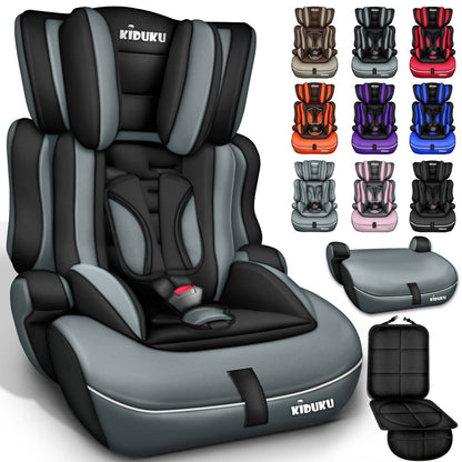 Child car seat 9–36 kg with extra padding – Group 1+2+3 ECE certified