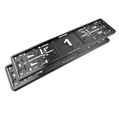 2 x Mercedes-Benz Kennzeichenhalter - Sportliches Design